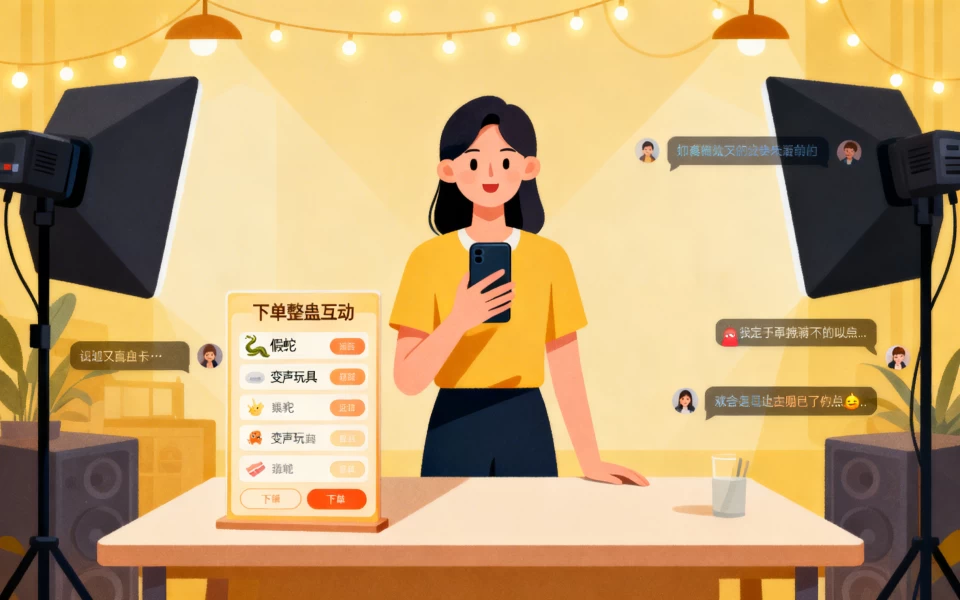 2026菜单下单直播整蛊搭建全攻略：礼物触发特效让人气爆棚